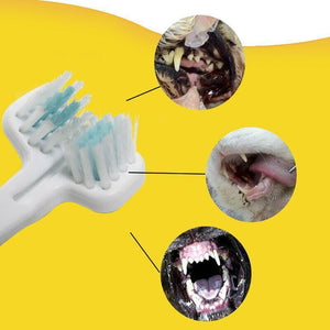 Double-Head Dog Toothbrush for effective dental care