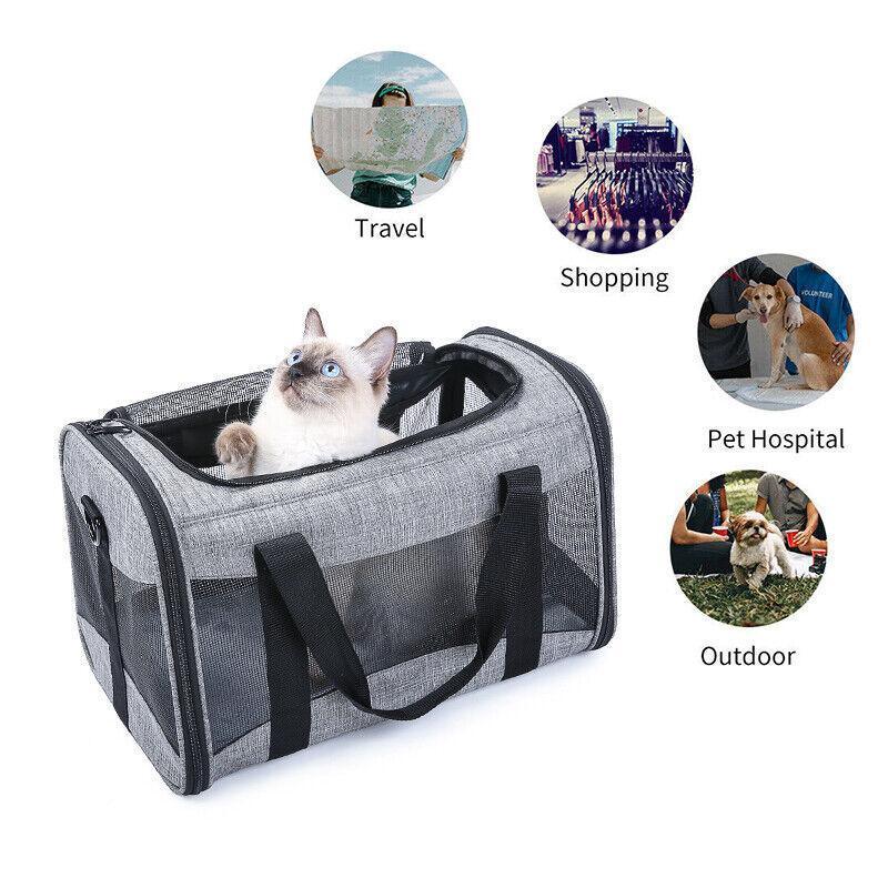 Convenient and Portable Foldable Pet Carrier for Comfortable Travel