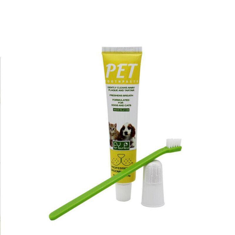 Pet Dog Toothbrush and Toothpaste Set for Effective Dental Care