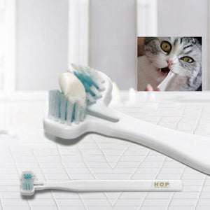 Double-Head Dog Toothbrush for effective dental care