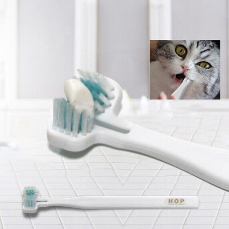 Double-Head Dog Toothbrush for effective dental care