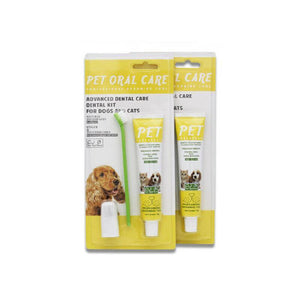 Pet Dog Toothbrush and Toothpaste Set for Effective Dental Care