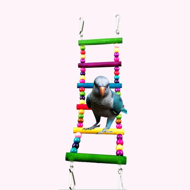 10PCS Bird Toys Cockatiel Cage Toy Set