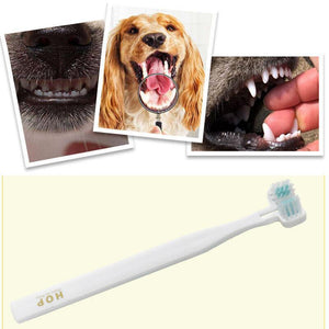 Double-Head Dog Toothbrush for effective dental care