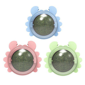 Rotatable Cat Mint Balls for Interactive Play