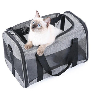 Convenient and Portable Foldable Pet Carrier for Comfortable Travel