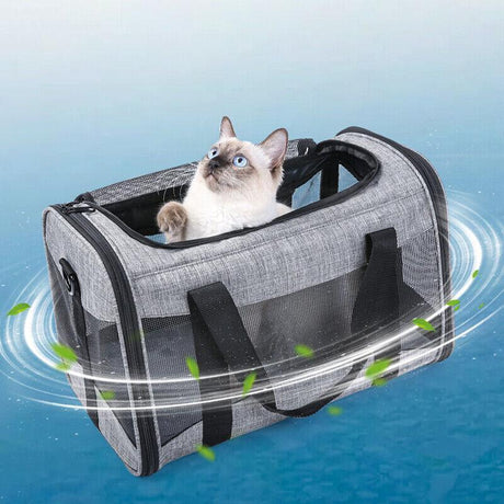 Convenient and Portable Foldable Pet Carrier for Comfortable Travel