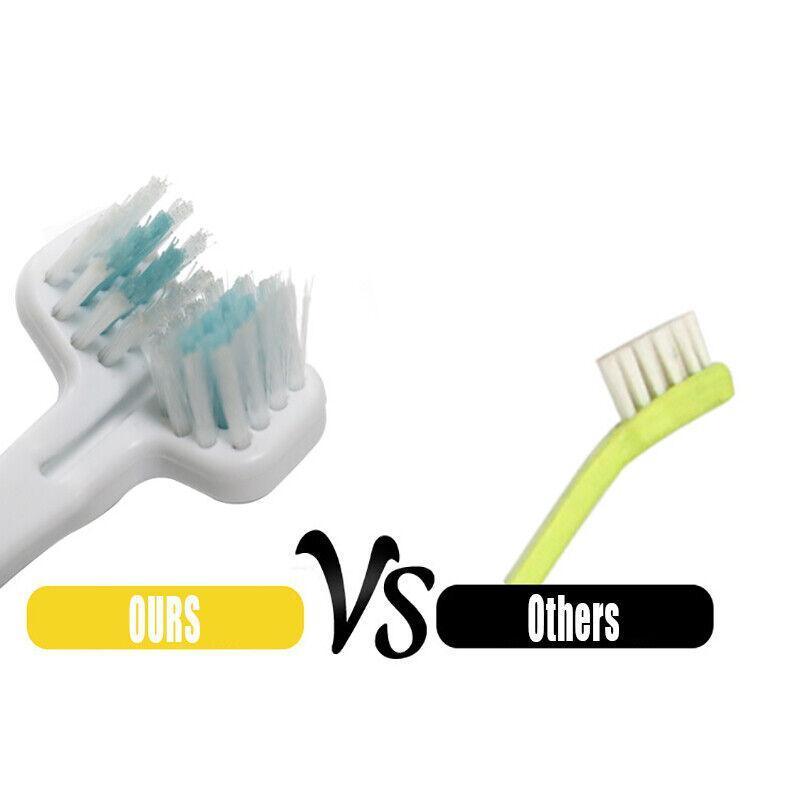 Double-Head Dog Toothbrush for effective dental care