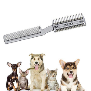 2-Sided Razor Pet Hair Trimmer for Efficient Pet Grooming