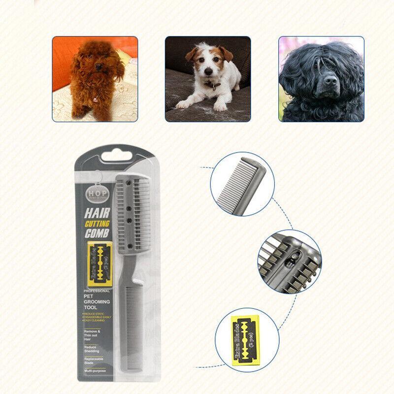 2-Sided Razor Pet Hair Trimmer for Efficient Pet Grooming