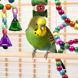 10PCS Bird Toys Cockatiel Cage Toy Set